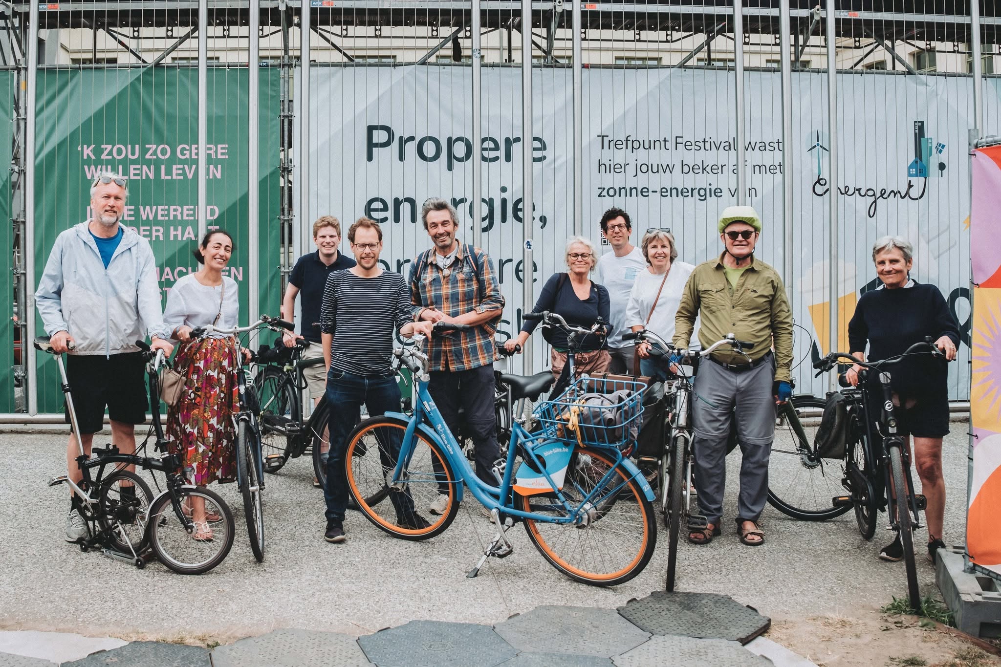 Fotoverslag van de klimaatfietstochten